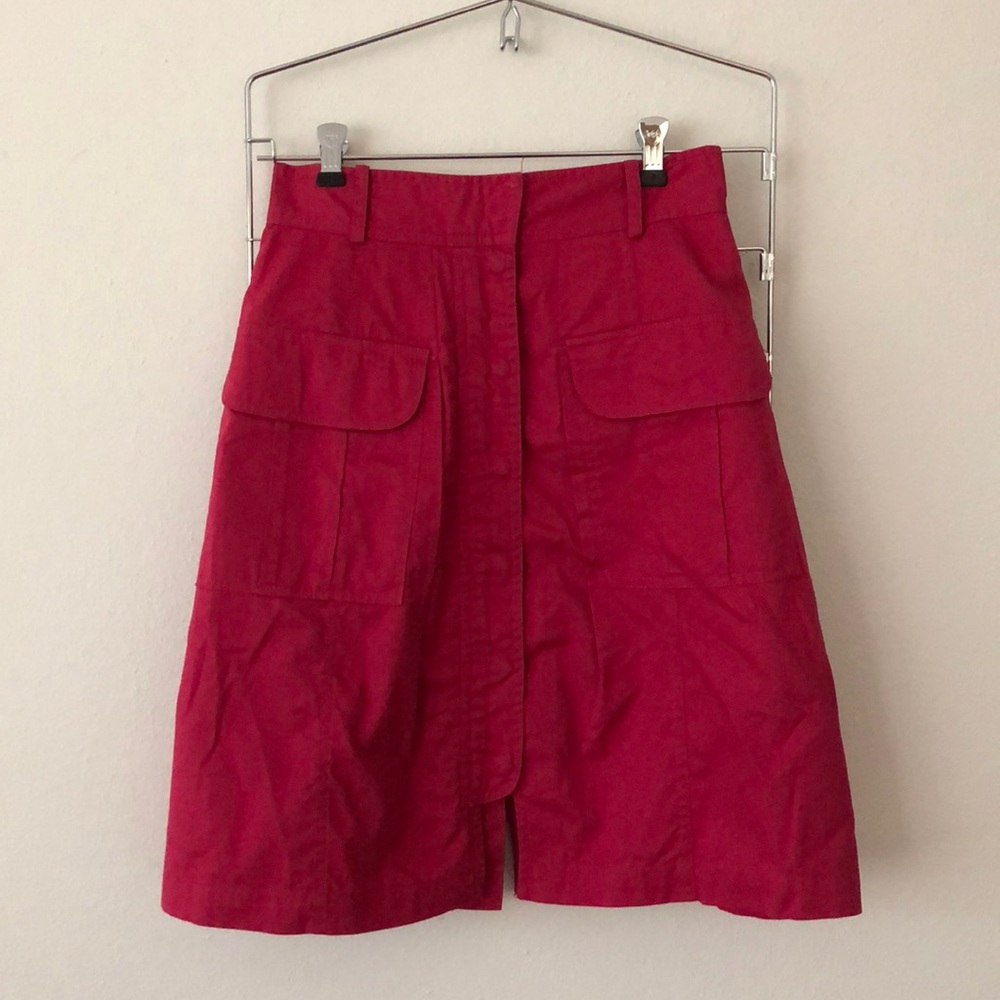 Red Anthropologie Skirt